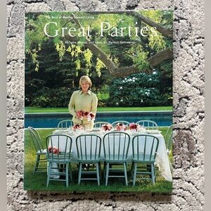 Martha Stewart Great Parties Coffee Table Book - Green and White